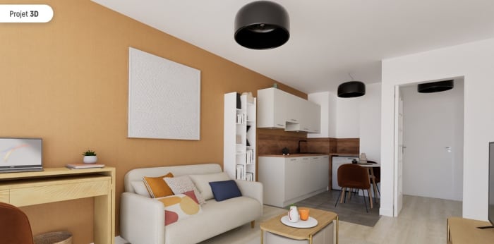 Image 2 sur 9 - Appartement  ·  Vente · Toulouse (31300) · 2 pièces · 39m²
