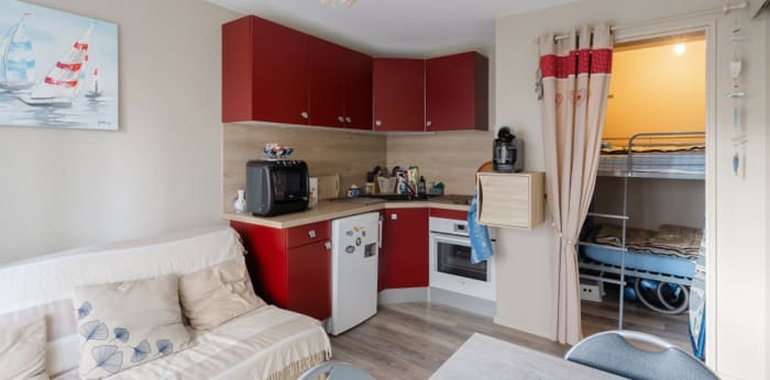 Image 5 sur 11 - Appartement  ·  Vente · Villers Sur Mer (14640) · 2 pièces · 24m²