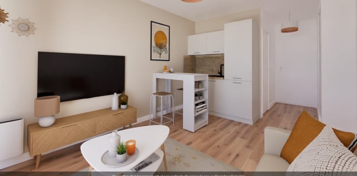 Image 4 sur 9 - Appartement  ·  Vente · Bordeaux (33800) · 1 pièce · 19m²
