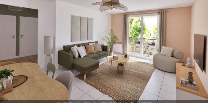 Image 3 sur 12 - Appartement  ·  Vente · Toulouse (31200) · 3 pièces · 52m²