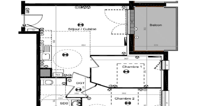 Image 6 sur 14 - Appartement  ·  Vente · Cenon (33150) · 3 pièces · 53m²