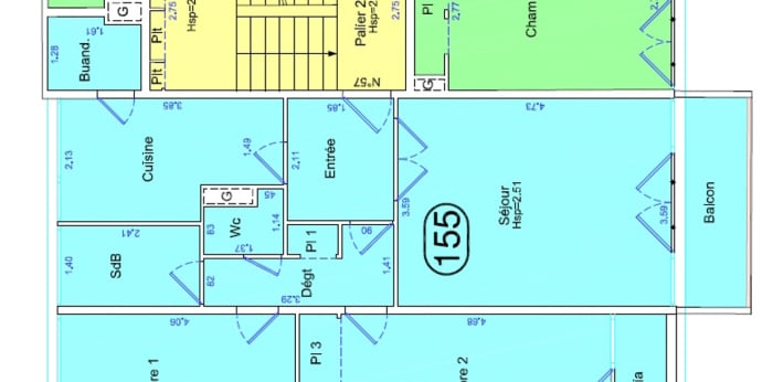 Image 9 sur 9 - Appartement  ·  Vente · Palaiseau (91120) · 3 pièces · 64m²