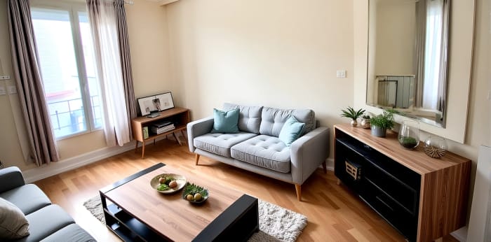 Image 1 sur 7 - Appartement  ·  Vente · Paris (75015) · 3 pièces · 61m²