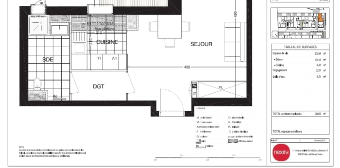 Image 7 sur 10 - Appartement  ·  Vente · Eaubonne (95600) · 1 pièce · 31m²