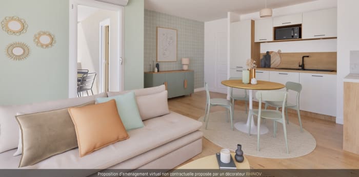 Image 1 sur 10 - Appartement  ·  Vente · Lyon 07 (69007) · 2 pièces · 44m²