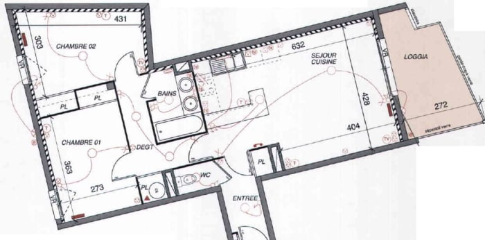 Image 9 sur 9 - Appartement  ·  Vente · Port Vendres (66660) · 3 pièces · 62m²