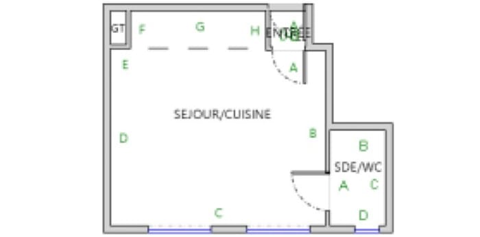 Image 9 sur 9 - Appartement  ·  Vente · Paris (75017) · 1 pièce · 19m²