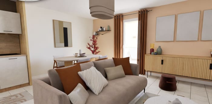 Image 2 sur 12 - Appartement  ·  Vente · Toulouse (31400) · 3 pièces · 60m²