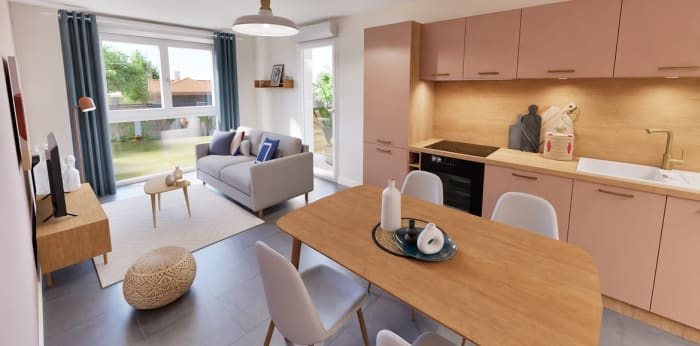 Image 1 sur 9 - Appartement  ·  Vente · Reze (44400) · 2 pièces · 41m²