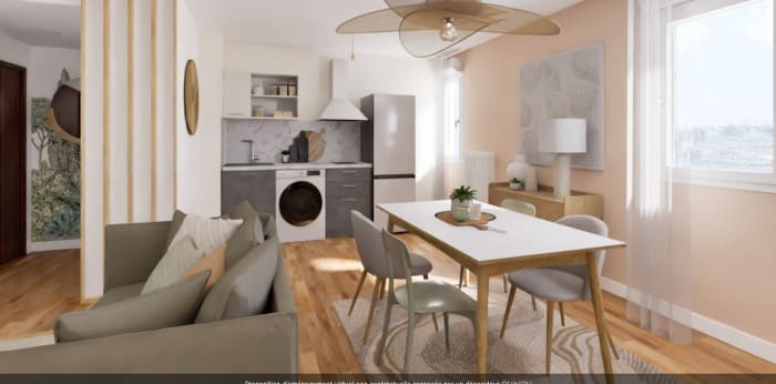 Image 2 sur 15 - Appartement  ·  Vente · Maizieres Les Metz (57280) · 2 pièces · 52m²