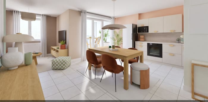 Image 1 sur 12 - Appartement  ·  Vente · St Martin D Heres (38400) · 2 pièces · 47m²