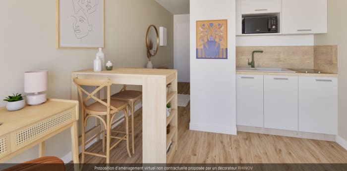 Image 2 sur 6 - Appartement  ·  Vente · Lyon (69003) · 1 pièce · 17m²