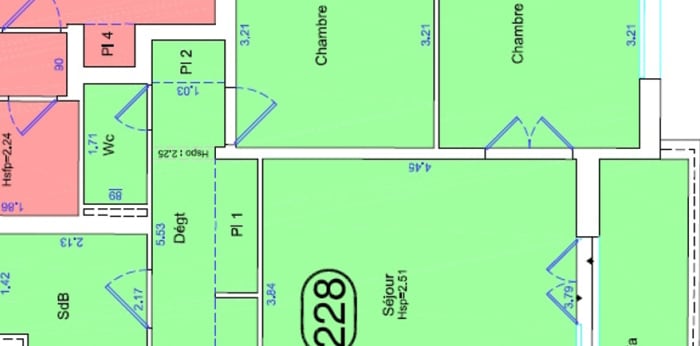 Image 9 sur 9 - Appartement  ·  Vente · Palaiseau (91120) · 3 pièces · 60m²