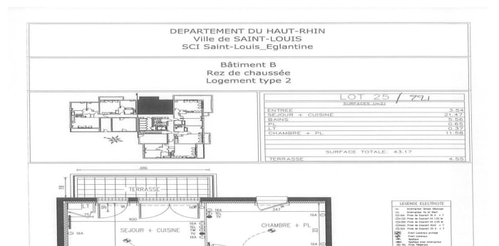 Image 7 sur 8 - Appartement  ·  Vente · St Louis (68300) · 2 pièces · 43m²