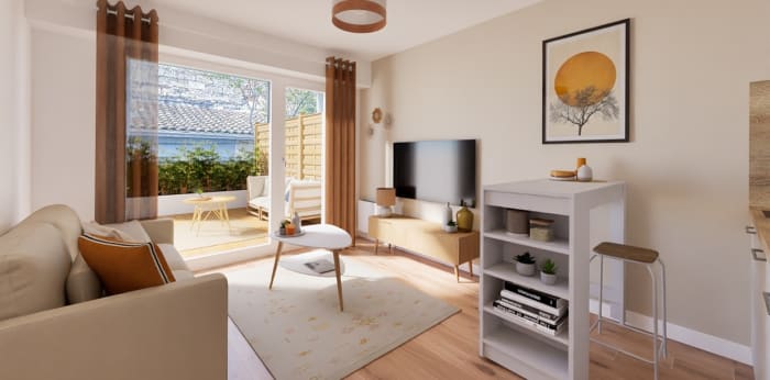 Image 2 sur 9 - Appartement  ·  Vente · Bordeaux (33800) · 1 pièce · 19m²