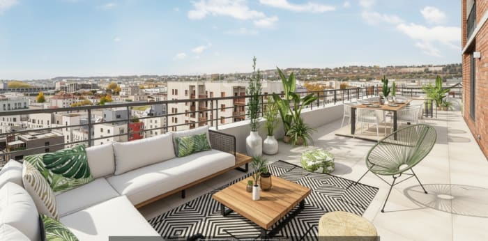 Image 1 sur 13 - Appartement  ·  Vente · Lyon (69007) · 4 pièces · 83m²