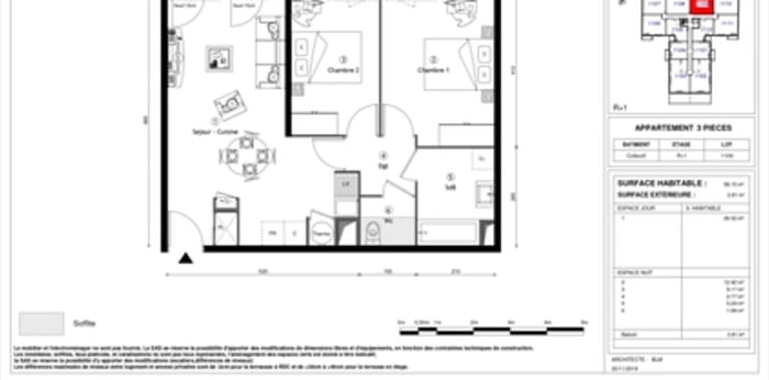 Image 3 sur 3 - Appartement  ·  Location · Montgeron (91230) · 3 pièces · 58m²