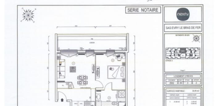 Image 13 sur 13 - Appartement  ·  Location · Evry Courcouronnes (91000) · 2 pièces · 39m²