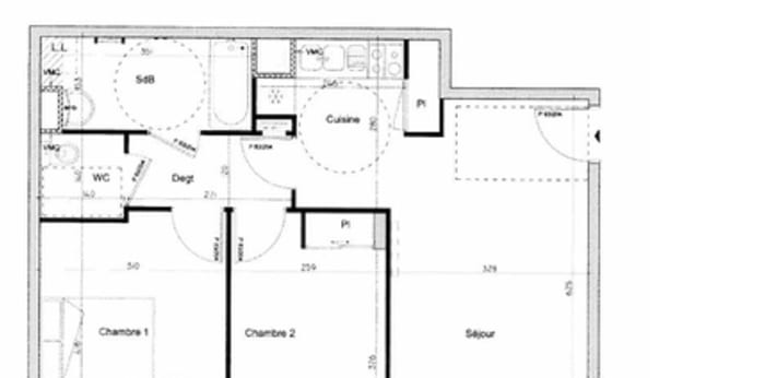 Image 7 sur 8 - Appartement  ·  Location · Nantes (44300) · 3 pièces · 61m²