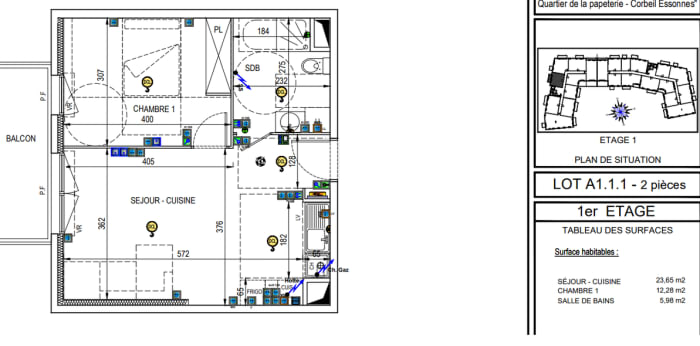 Image 7 sur 7 - Appartement  ·  Location · Corbeil Essonnes (91100) · 2 pièces · 42m²