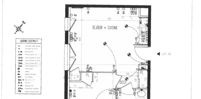 Image 2 sur 2 - Appartement  ·  Location · Etampes (91150) · 2 pièces · 42m²