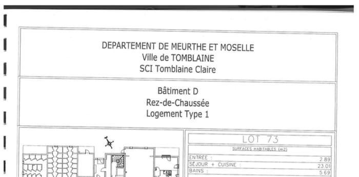 Image 8 sur 8 - Appartement  ·  Location · Tomblaine (54510) · 1 pièce · 32m²