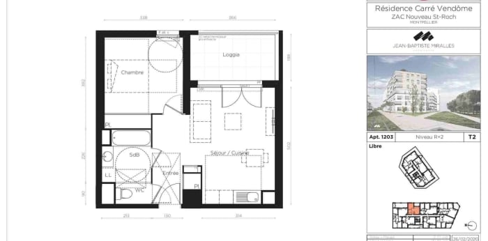 Image 9 sur 10 - Appartement  ·  Location · Montpellier (34000) · 2 pièces · 40m²