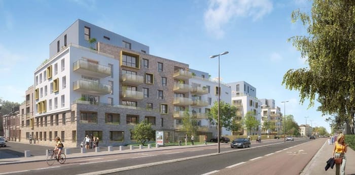 Image 1 sur 2 - Appartement  ·  Location · Amiens (80000) · 2 pièces · 45m²