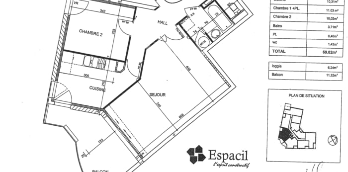 Image 17 sur 17 - Appartement  ·  Location · La Chapelle Sur Erdre (44240) · 3 pièces · 70m²