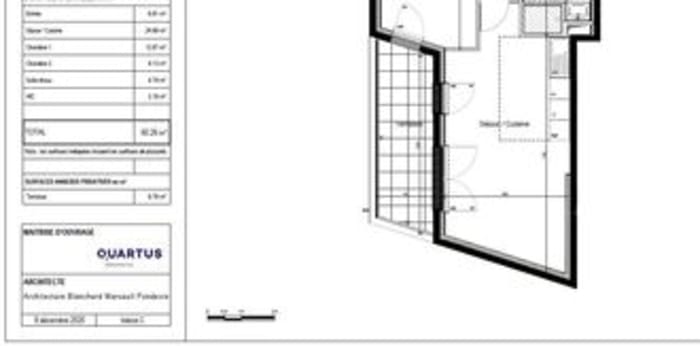 Image 5 sur 6 - Appartement  ·  Location · Nantes (44300) · 3 pièces · 59m²