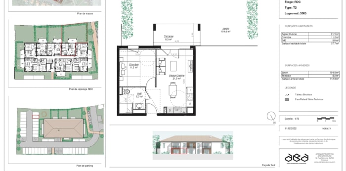 Image 6 sur 6 - Appartement  ·  Location · St Pierre Du Mont (40280) · 2 pièces · 38m²