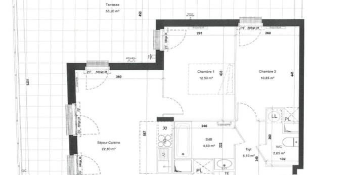 Image 8 sur 10 - Appartement  ·  Location · Gargenville (78440) · 3 pièces · 62m²