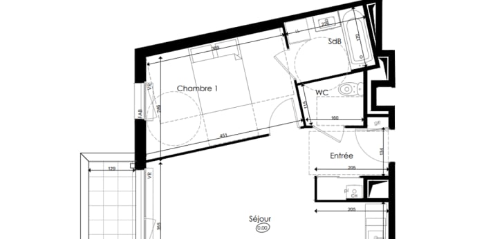 Image 4 sur 14 - Appartement  ·  Location · Chenove (21300) · 2 pièces · 46m²