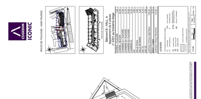Image 2 sur 11 - Appartement  ·  Location · Talence (33400) · 5 pièces · 107m²