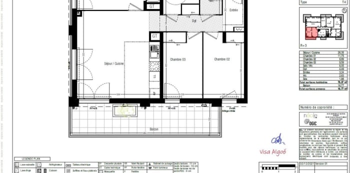Image 1 sur 3 - Appartement  ·  Location · Marseille (13010) · 4 pièces · 76m²