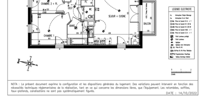 Image 2 sur 2 - Appartement  ·  Location · Etampes (91150) · 3 pièces · 65m²