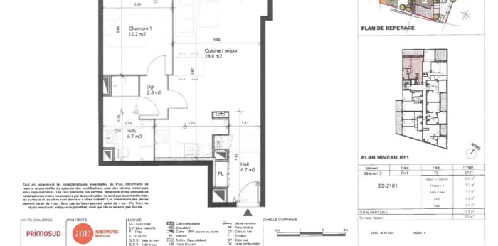 Image 3 sur 3 - Appartement  ·  Location · Cavaillon (84300) · 2 pièces · 56m²