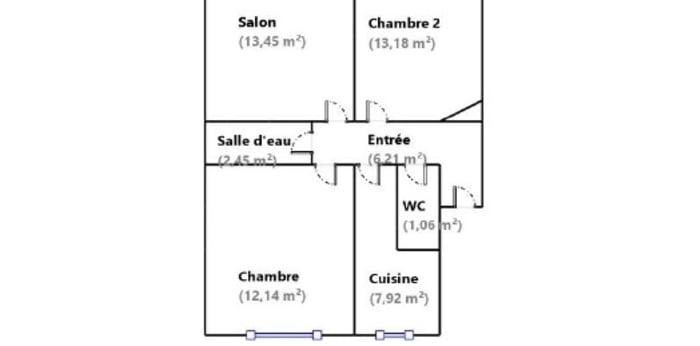 Image 2 sur 7 - Appartement  ·  Location · Paris (75015) · 3 pièces · 54m²