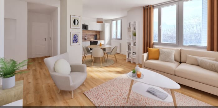 Image 1 sur 11 - Appartement  ·  Vente · St Martin D Heres (38400) · 2 pièces · 42m²