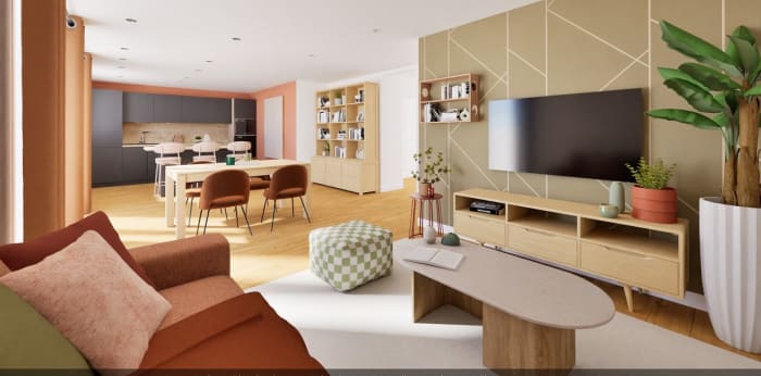Image 2 sur 12 - Appartement  ·  Vente · Poissy (78300) · 3 pièces · 69m²