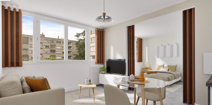 Image 1 sur 10 - Appartement  ·  Vente · Villeurbanne (69100) · 1 pièce · 27m²