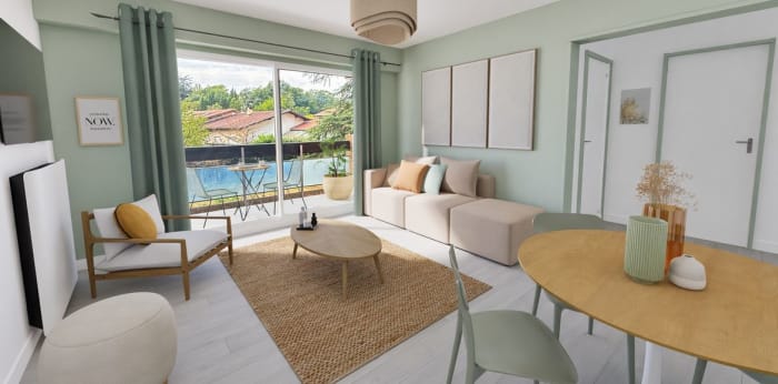 Image 3 sur 12 - Appartement  ·  Vente · Ramonville St Agne (31520) · 2 pièces · 42m²