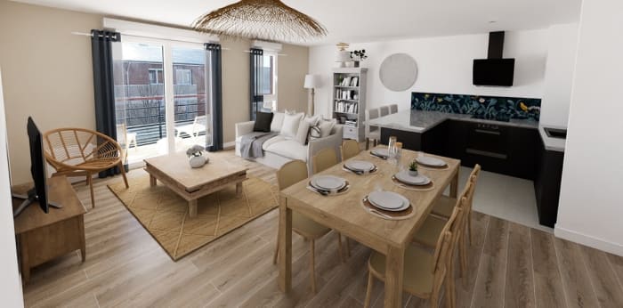 Image 3 sur 11 - Appartement  ·  Vente · St Maximin (60740) · 4 pièces · 72m²