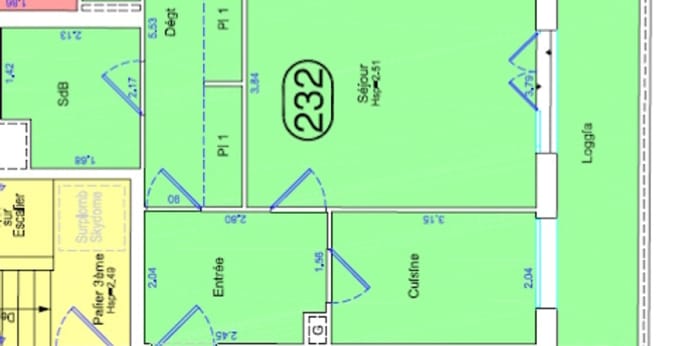 Image 6 sur 6 - Appartement  ·  Vente · Palaiseau (91120) · 3 pièces · 60m²