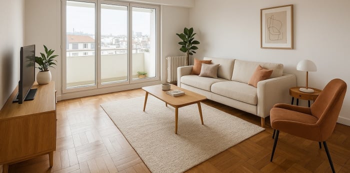 Image 1 sur 6 - Appartement  ·  Vente · Boulogne Billancourt (92100) · 3 pièces · 63m²