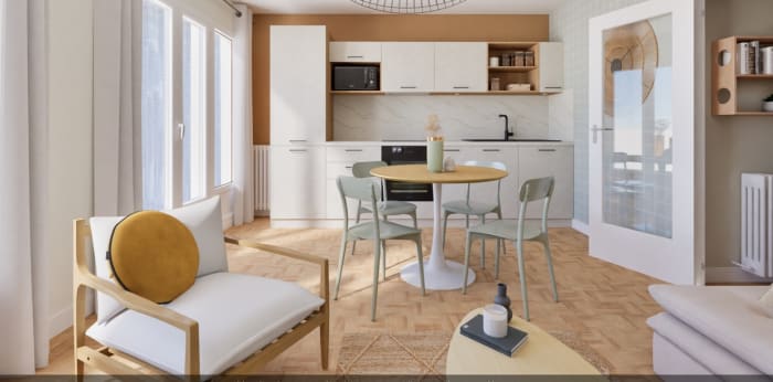 Image 2 sur 11 - Appartement  ·  Vente · Grenoble (38100) · 1 pièce · 43m²