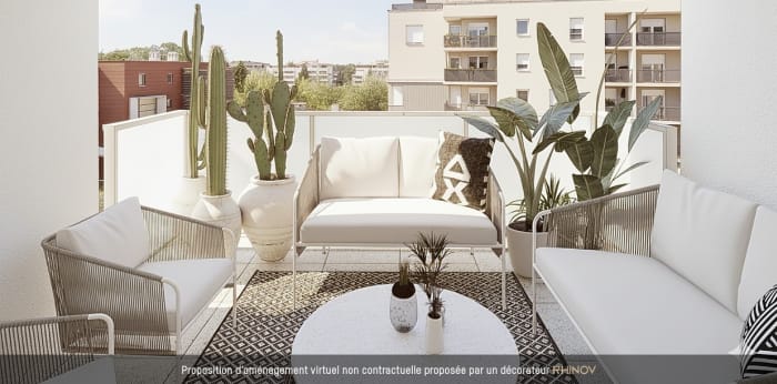 Image 3 sur 11 - Appartement  ·  Vente · Cergy (95800) · 3 pièces · 62m²