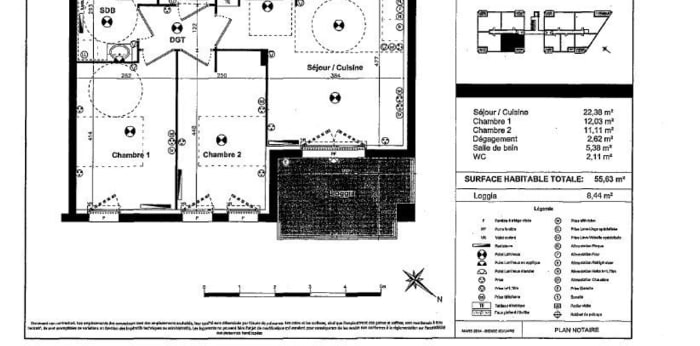 Image 5 sur 16 - Appartement  ·  Vente · Cenon (33150) · 3 pièces · 56m²