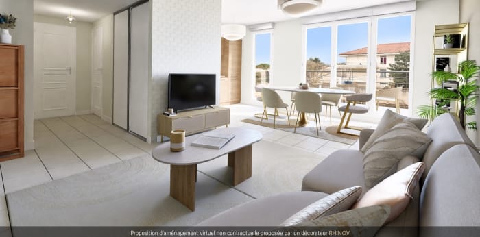 Image 3 sur 15 - Appartement  ·  Vente · Vourles (69390) · 2 pièces · 48m²