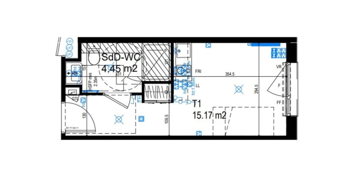 Image 2 sur 4 - Appartement  ·  Vente · Thionville (57100) · 1 pièce · 20m²